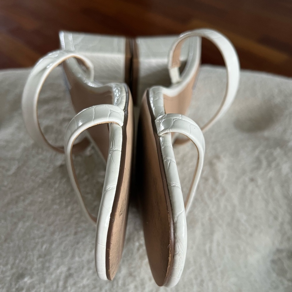 Steve Madden White Sandals